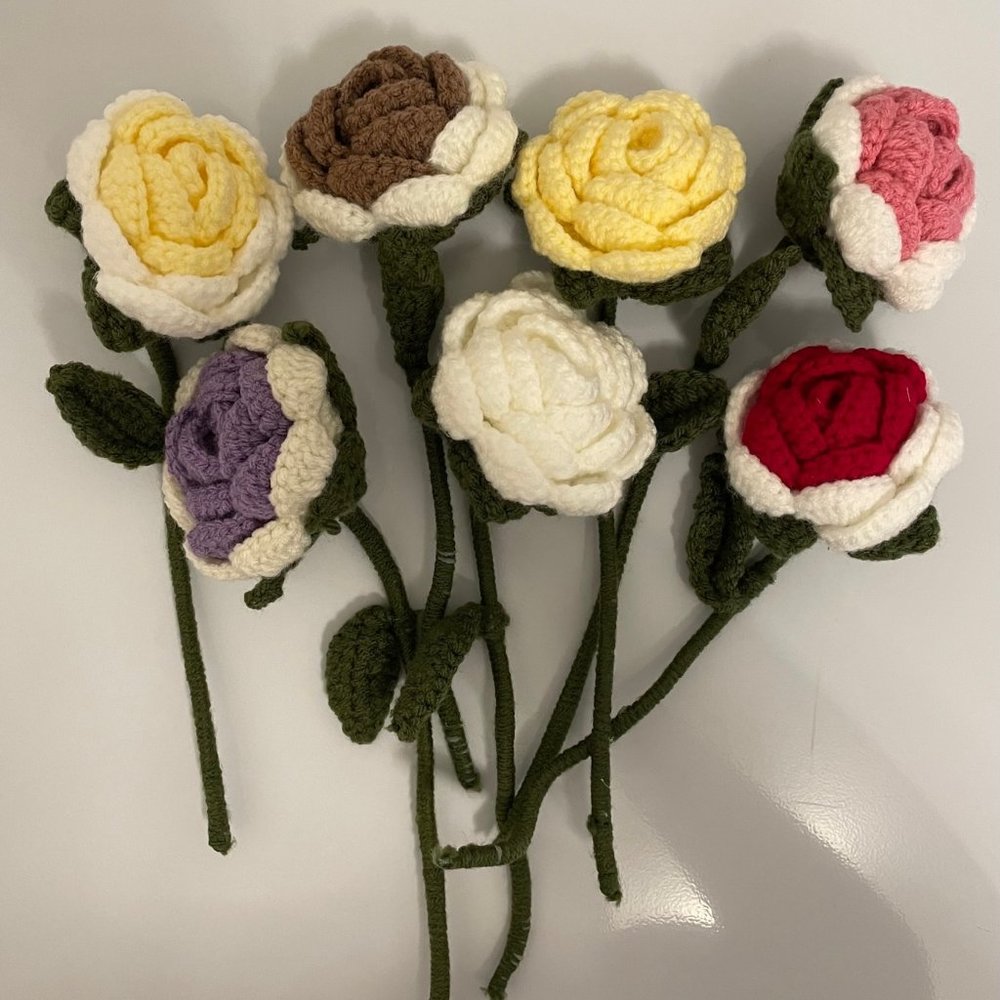 Handmade Crochet Bouquet (Roses) - Picture 13 of 13